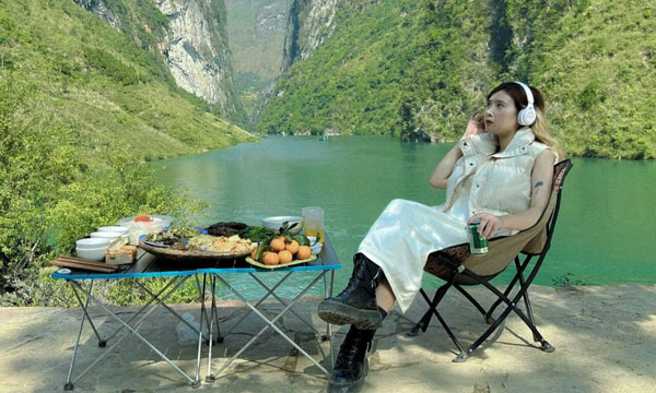 Dã ngoại, picnic ven sông Nho Quế Dã ngoại, picnic ven sông Nho Quế